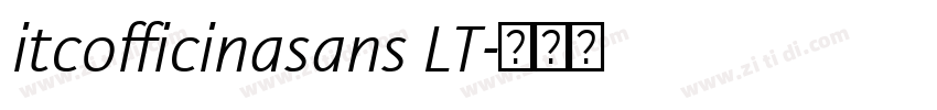 itcofficinasans LT字体转换